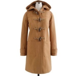 J Crew Wool Cashmere Toggle Coat | size 6